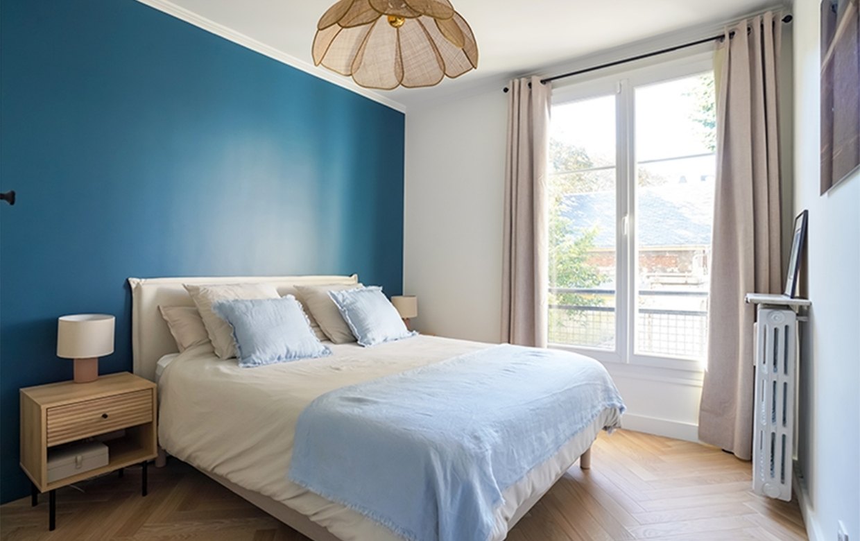 chambre renovée